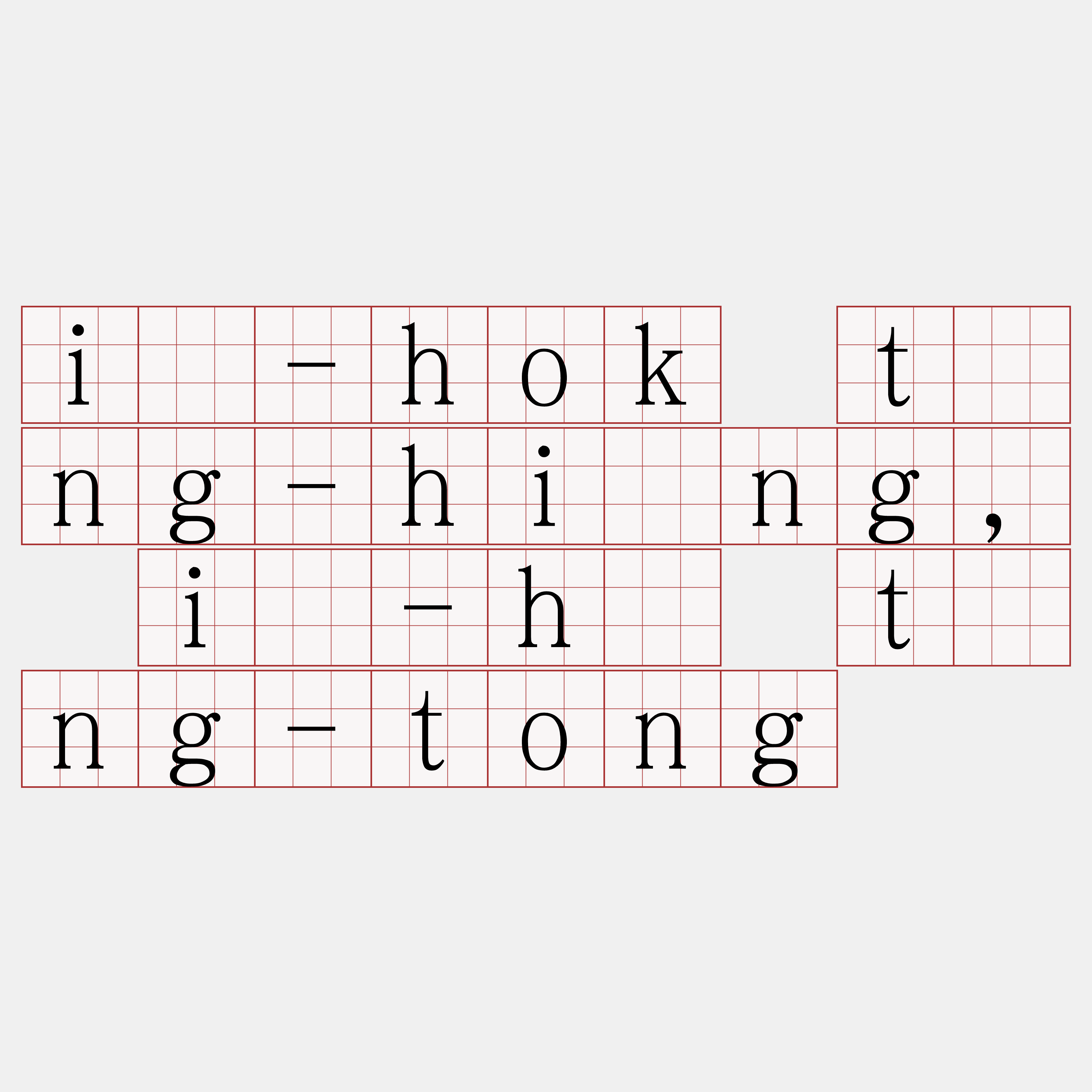 iú-hok tông-hióng, iú-hō tông-tong